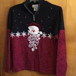 Mandal Bay Santa Christmas Sweater Large